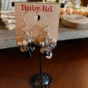 NWT Ruby Rd. Beaded Dangle Earrings